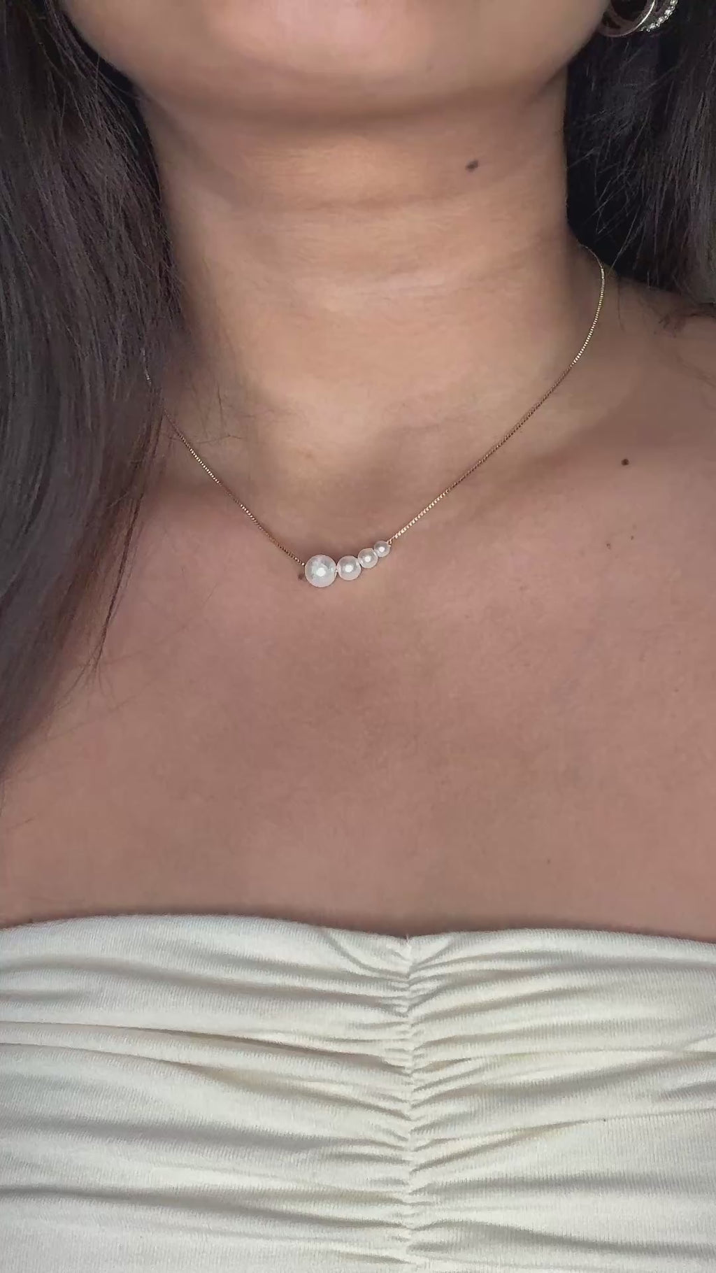 Four Pearl Necklace