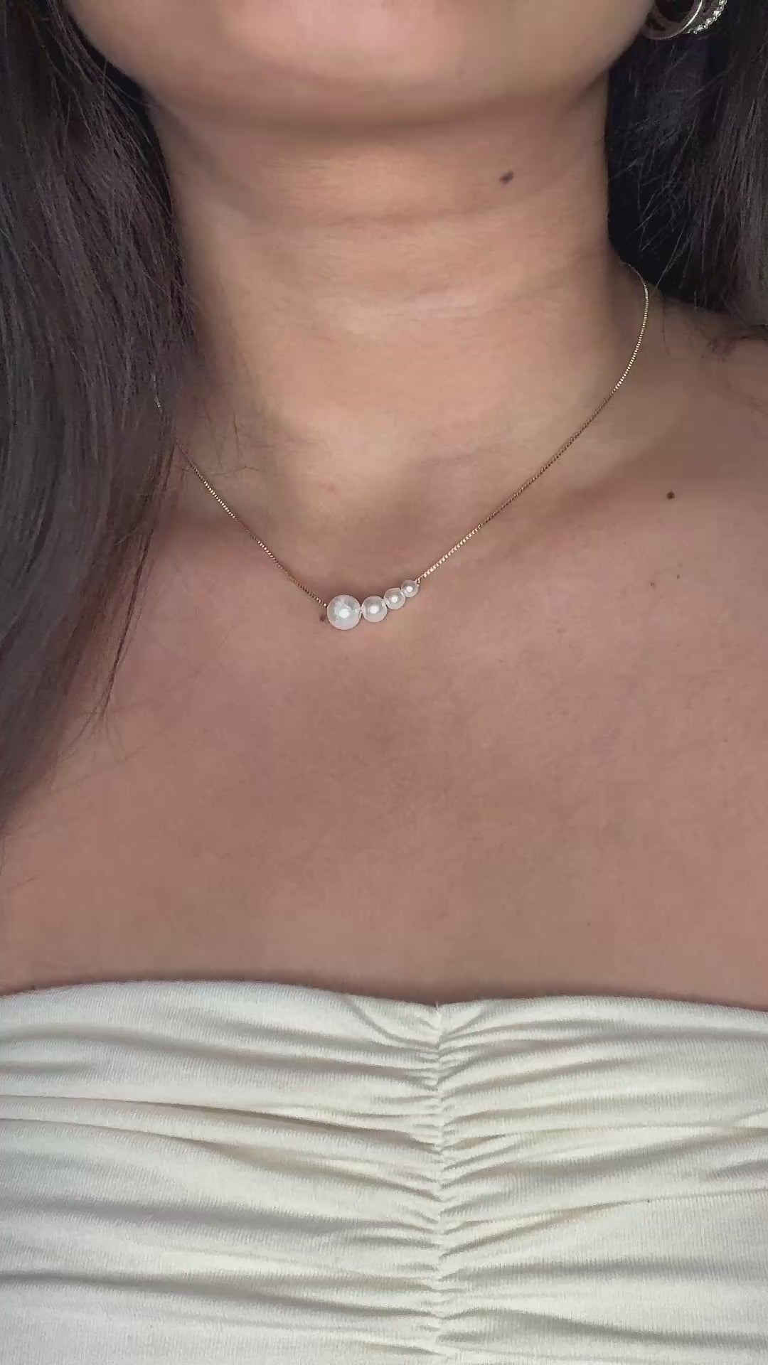 Four Pearl Necklace